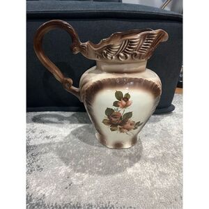 vintage limited edition Arnels decorative pottery pitcher